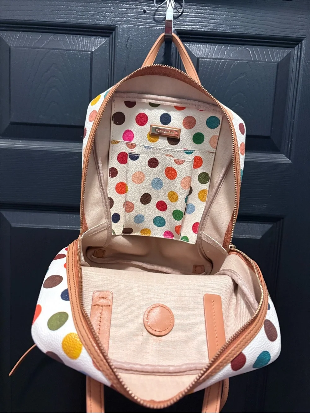 TORY BURCH Dot Mosaic Multicolor in PVC/canvas with leather trim